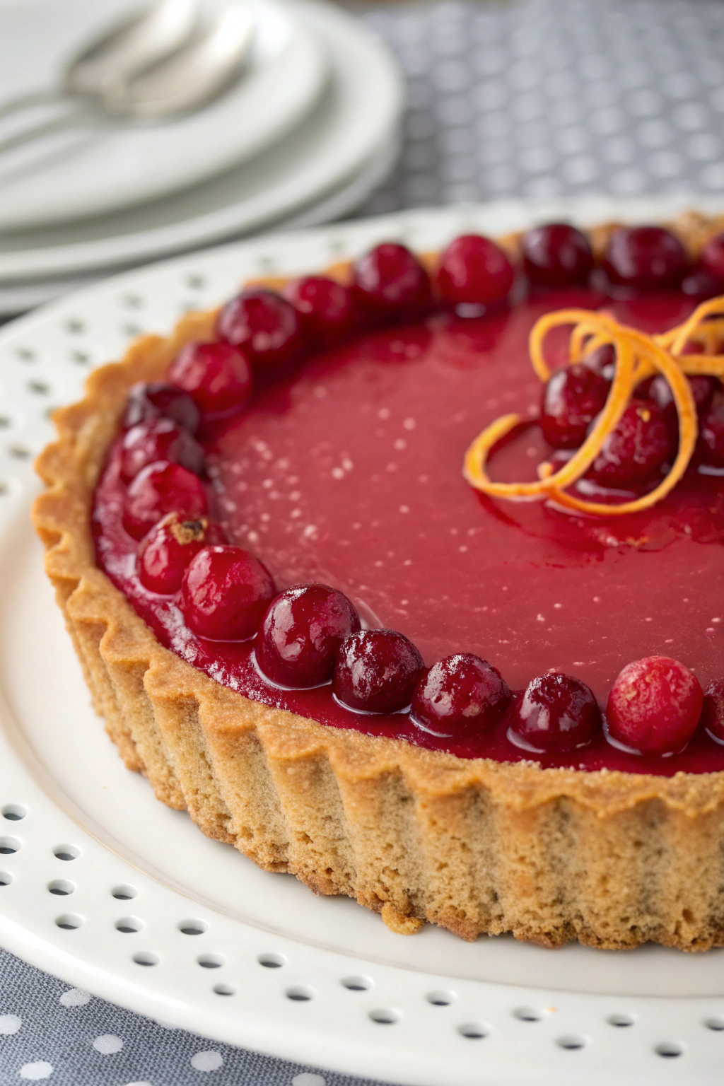 Cranberry-Orange Curd Tart Recipe