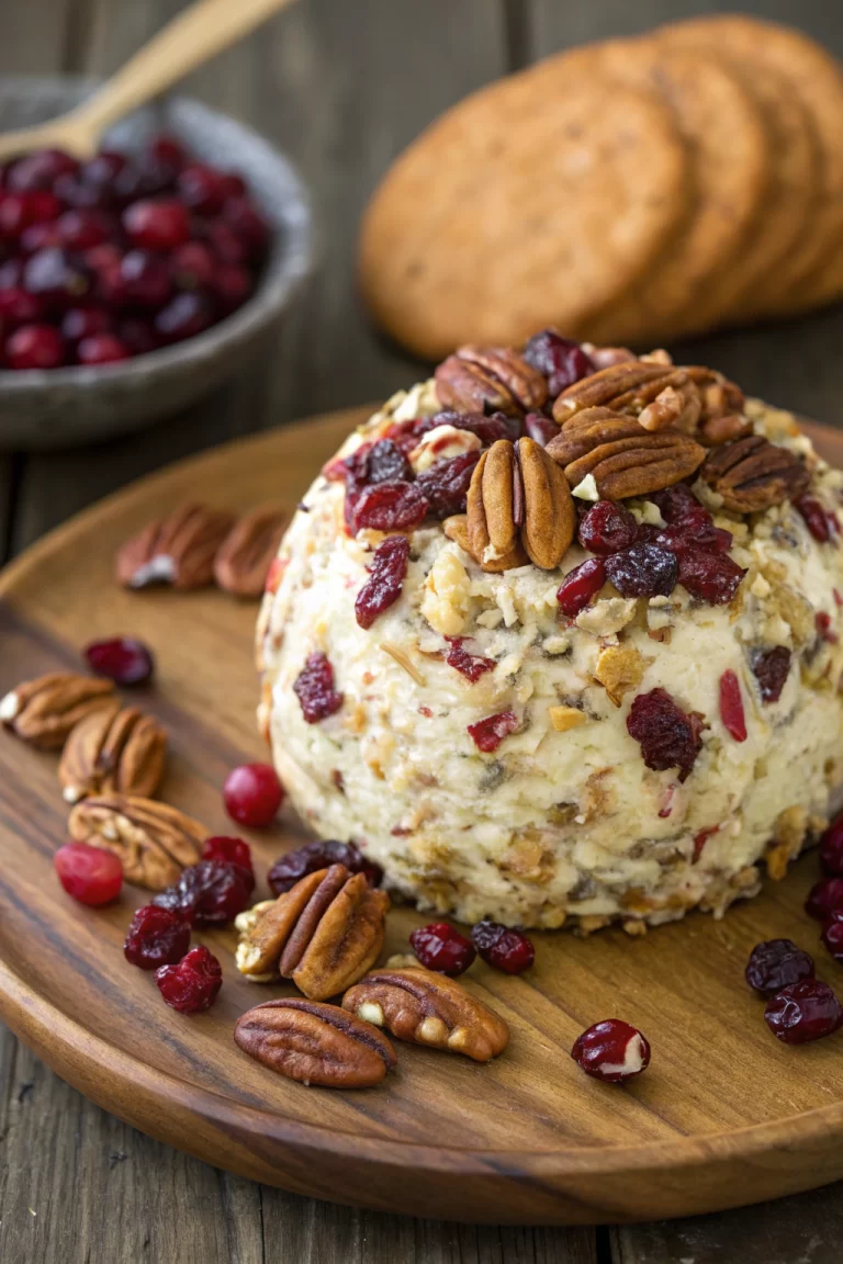 Cranberry Pecan Cheese Ball Recipe