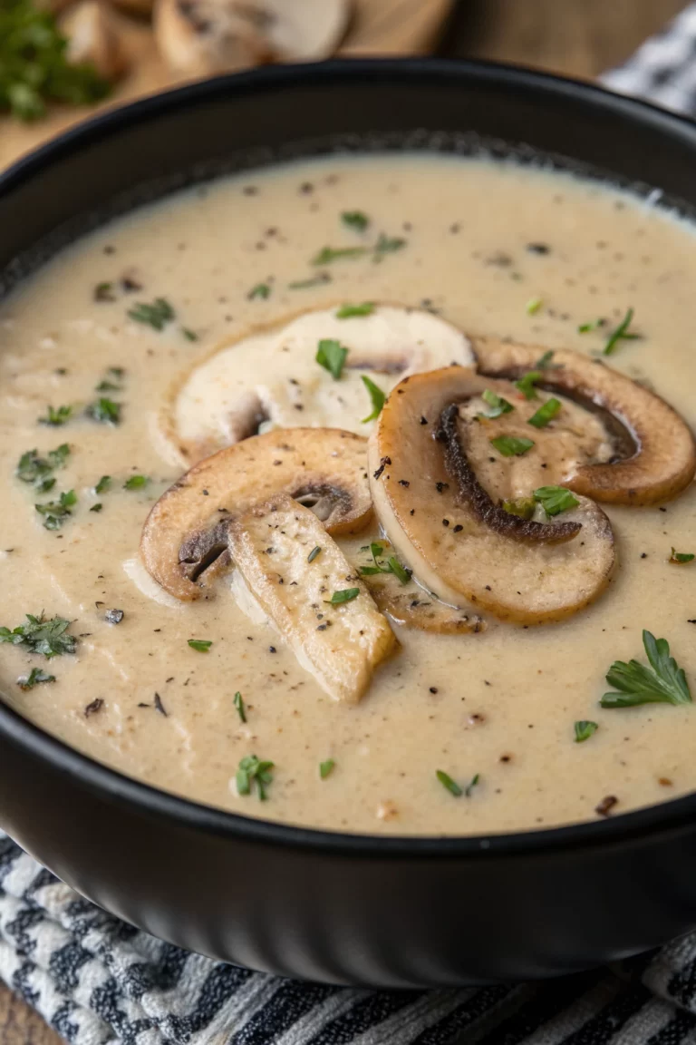 Creamy Mushroom Soup Recipe
