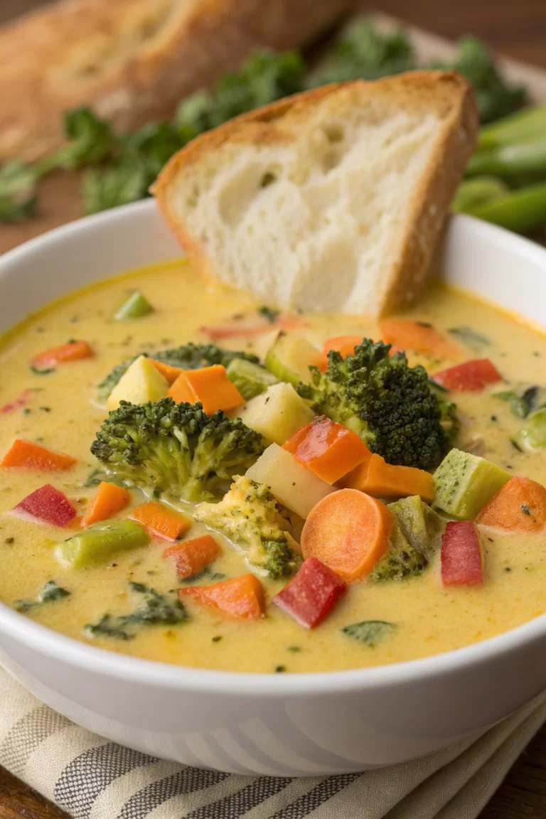 Creamy Vegetable Soup Recipe
