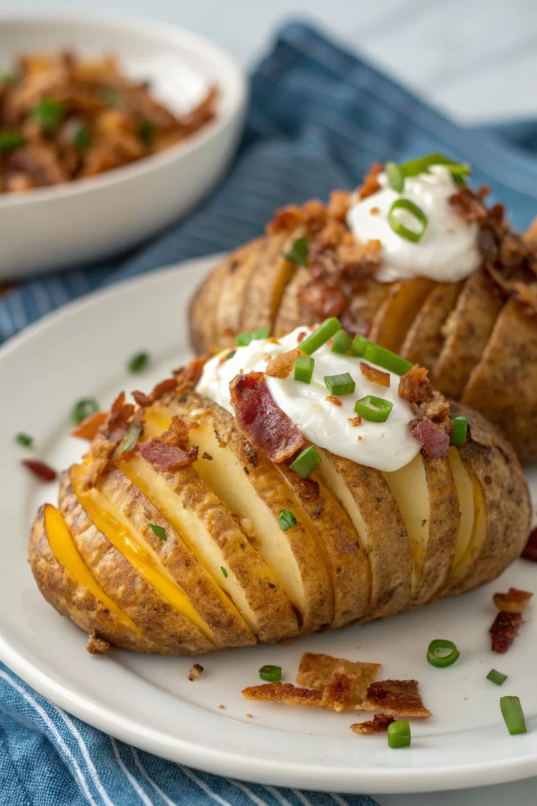 Crispy Loaded Hasselback Potato Bites Recipe
