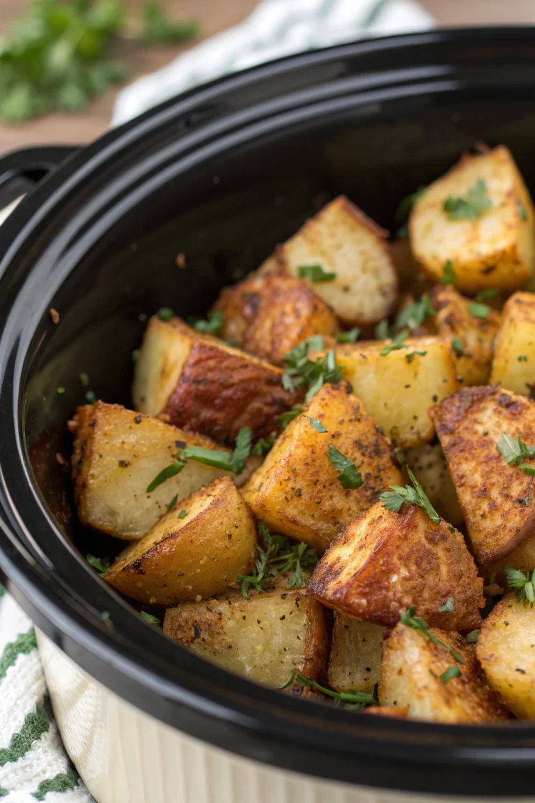 Crockpot Parmesan Roasted Potatoes Recipe