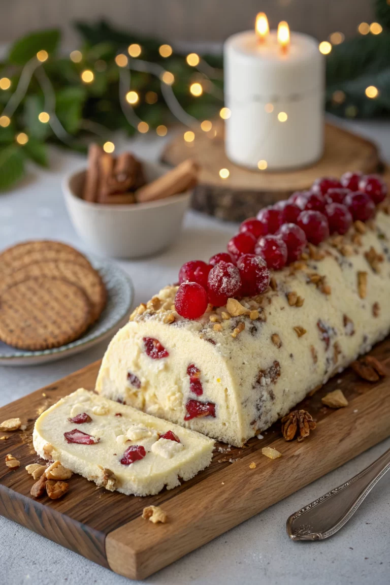 Festive Italian Cheese Log Delight Recipe