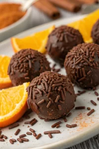 Festive Orange Chocolate Christmas Truffles Recipe