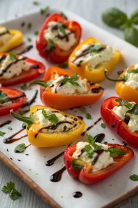 Goat Cheese Stuffed Mini Peppers Recipe