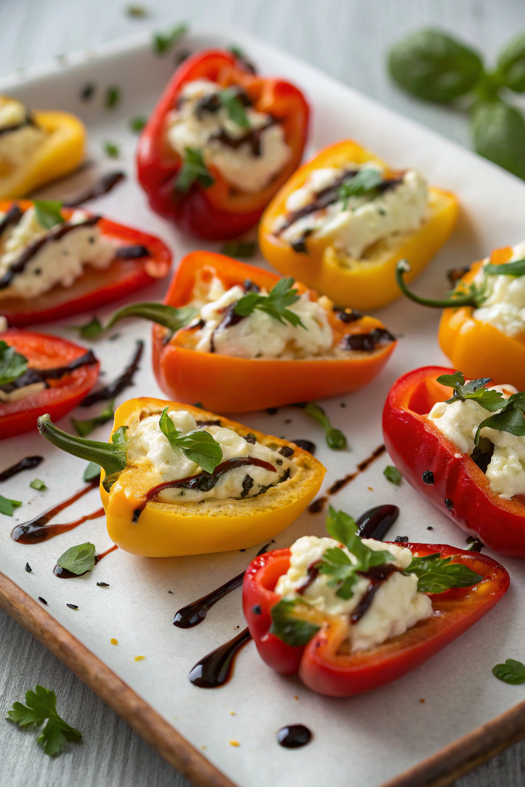 Goat Cheese Stuffed Mini Peppers Recipe