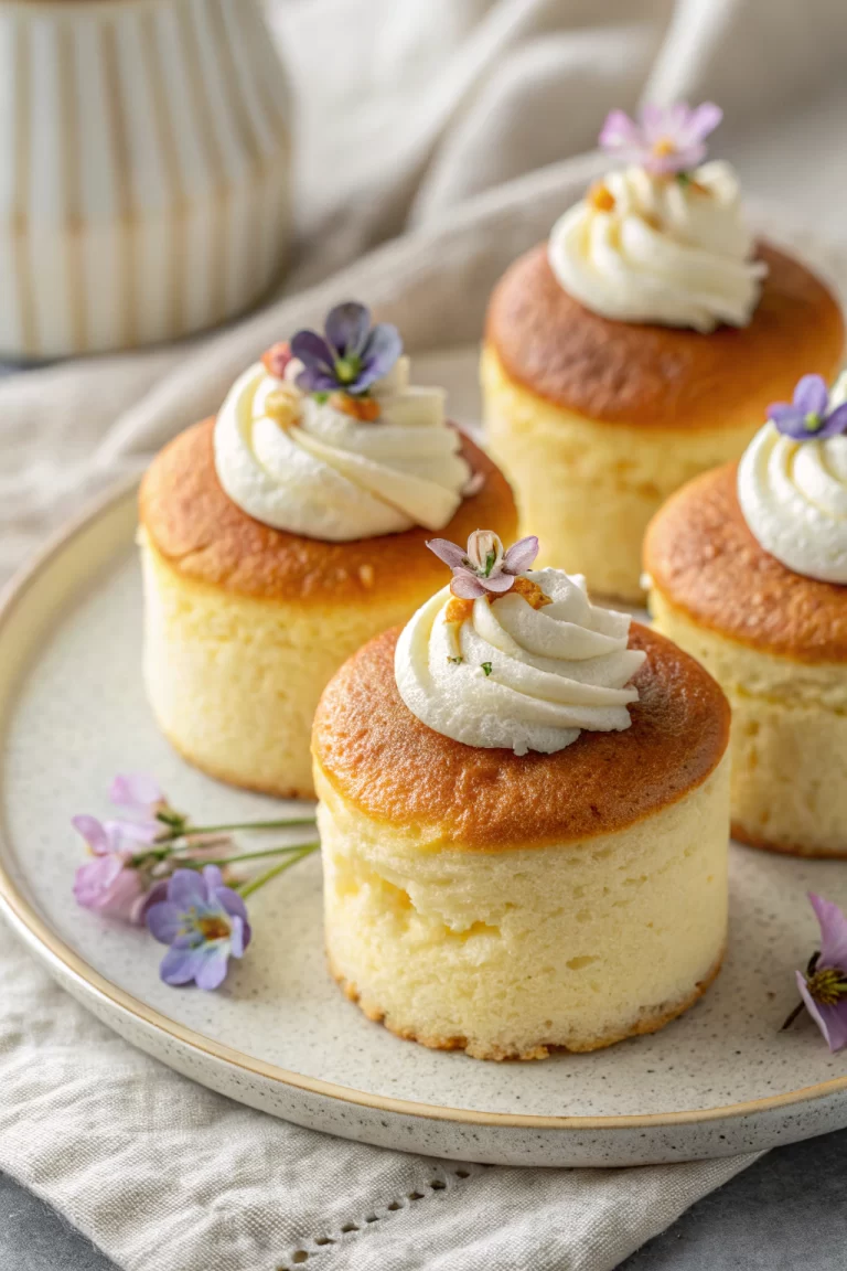 Japanese Cotton Cheesecake Cupcakes Recipe