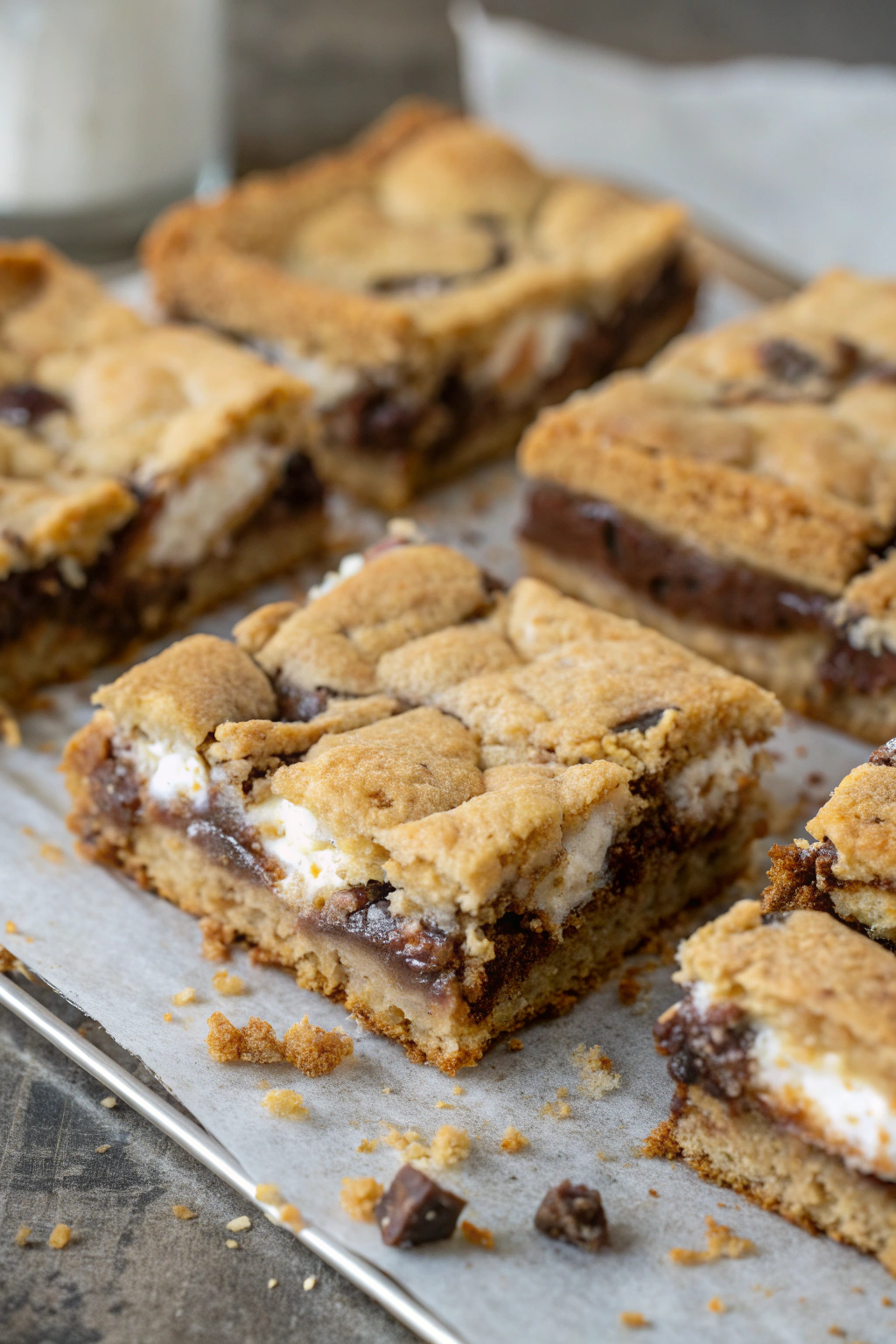 Layered S’mores Bars Recipe