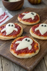 Mini Ghost Pizzas Recipe