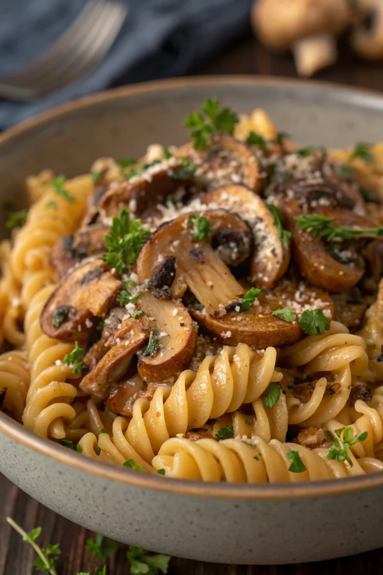 One Pot Mushroom Stroganoff Recipe