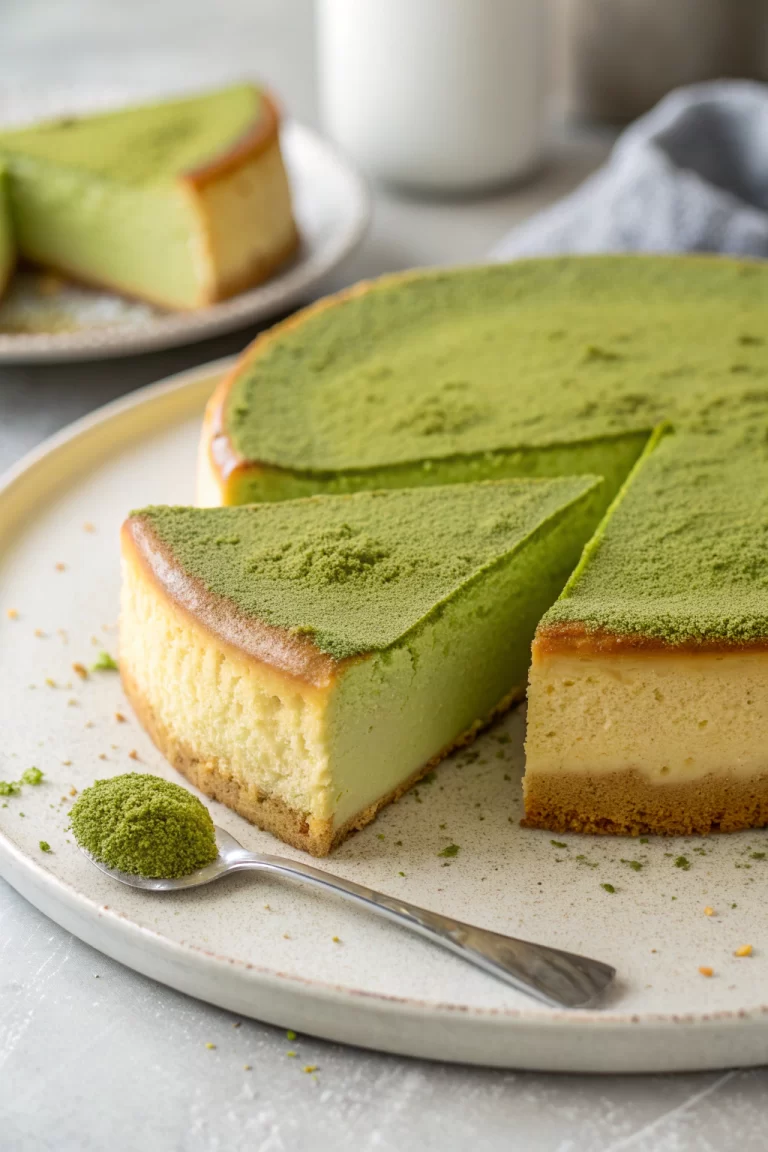 Original Matcha Japanese Cheesecake Recipe