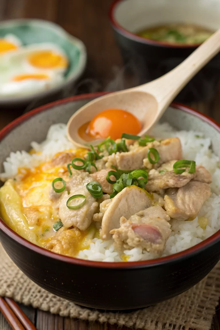 Oyakodon Japanese Chicken Egg Rice Bowl Recipe