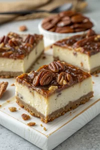 Pecan Pie Cheesecake Bars Recipe
