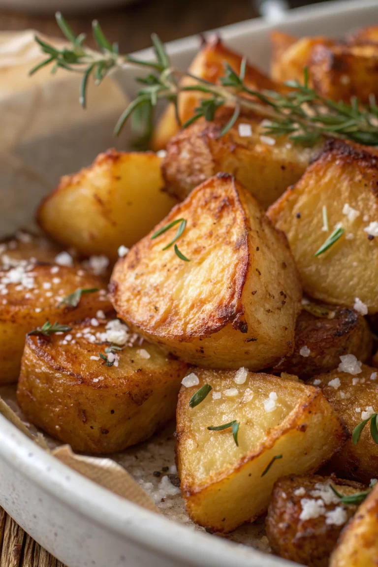 Rosemary Garlic Roast Potatoes Recipe