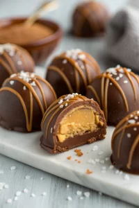 Salted Caramel Fudge Truffles Recipe