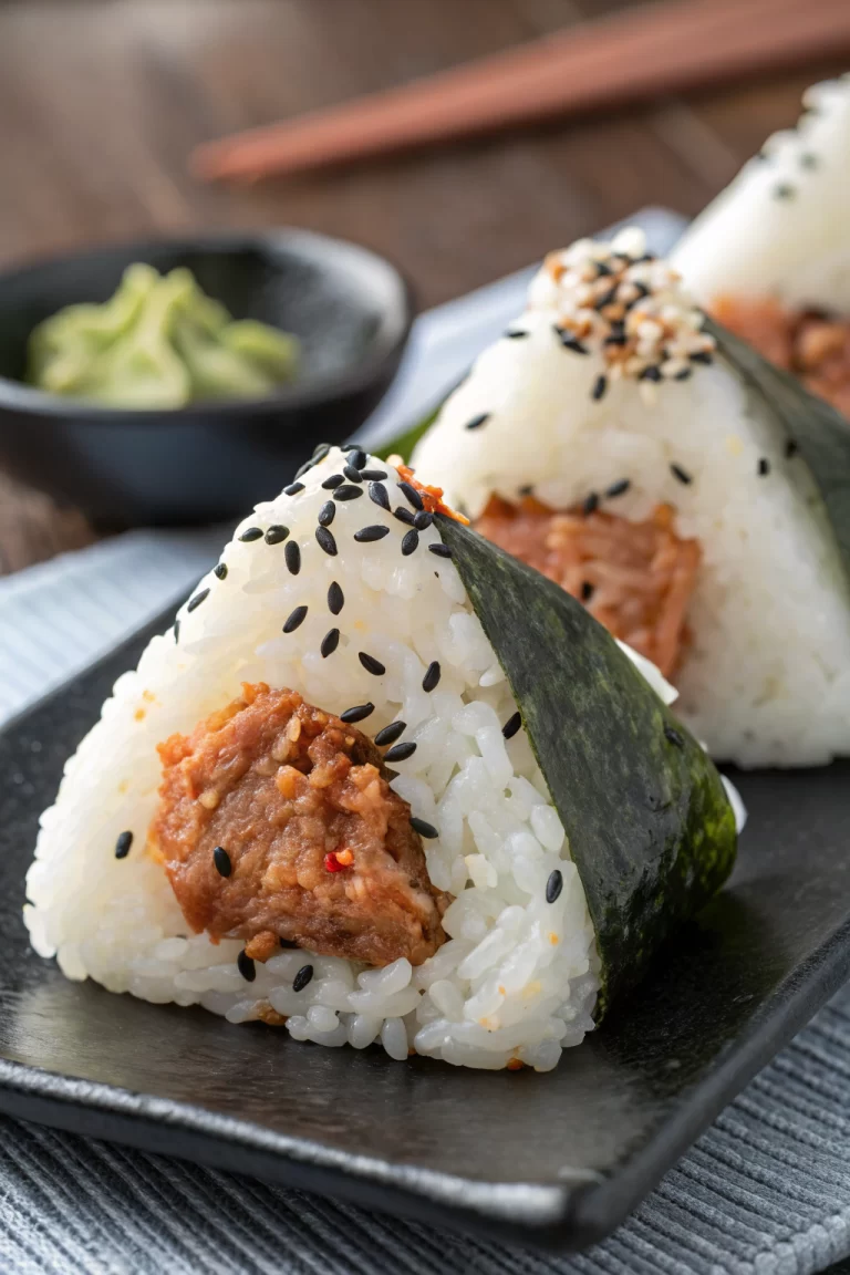 Spicy Tuna Onigiri Recipe