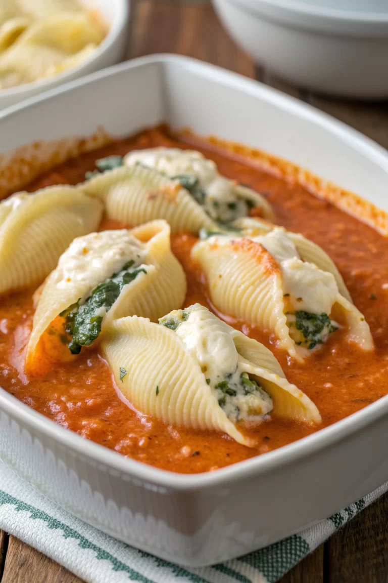 Stuffed Shells With Pumpkin Cream Sauce