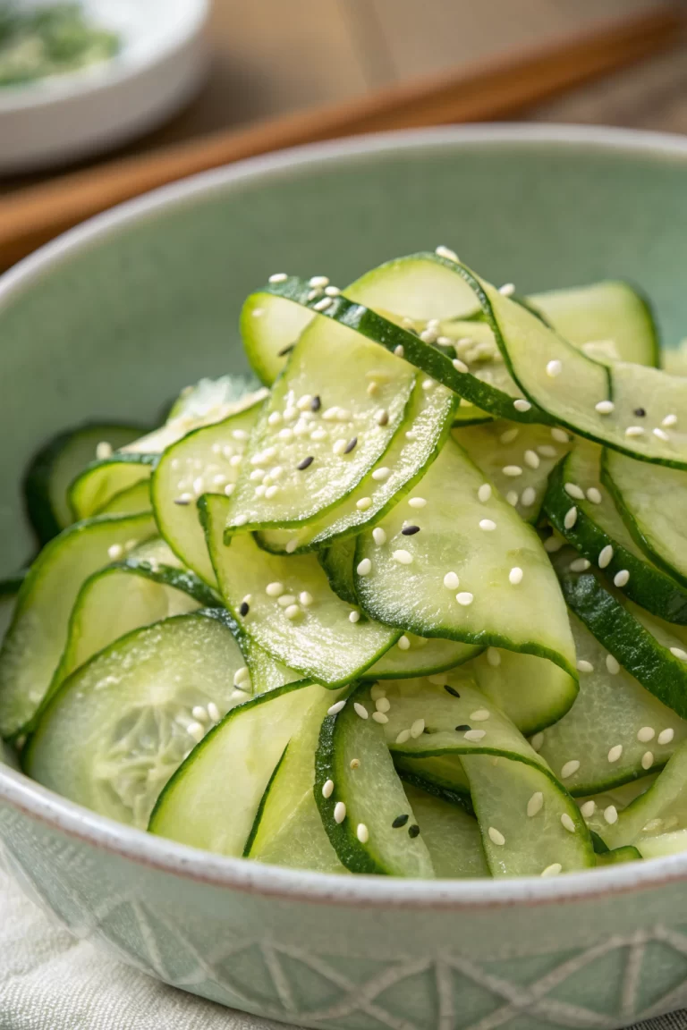 Sunomono Japanese Cucumber Salad Recipe
