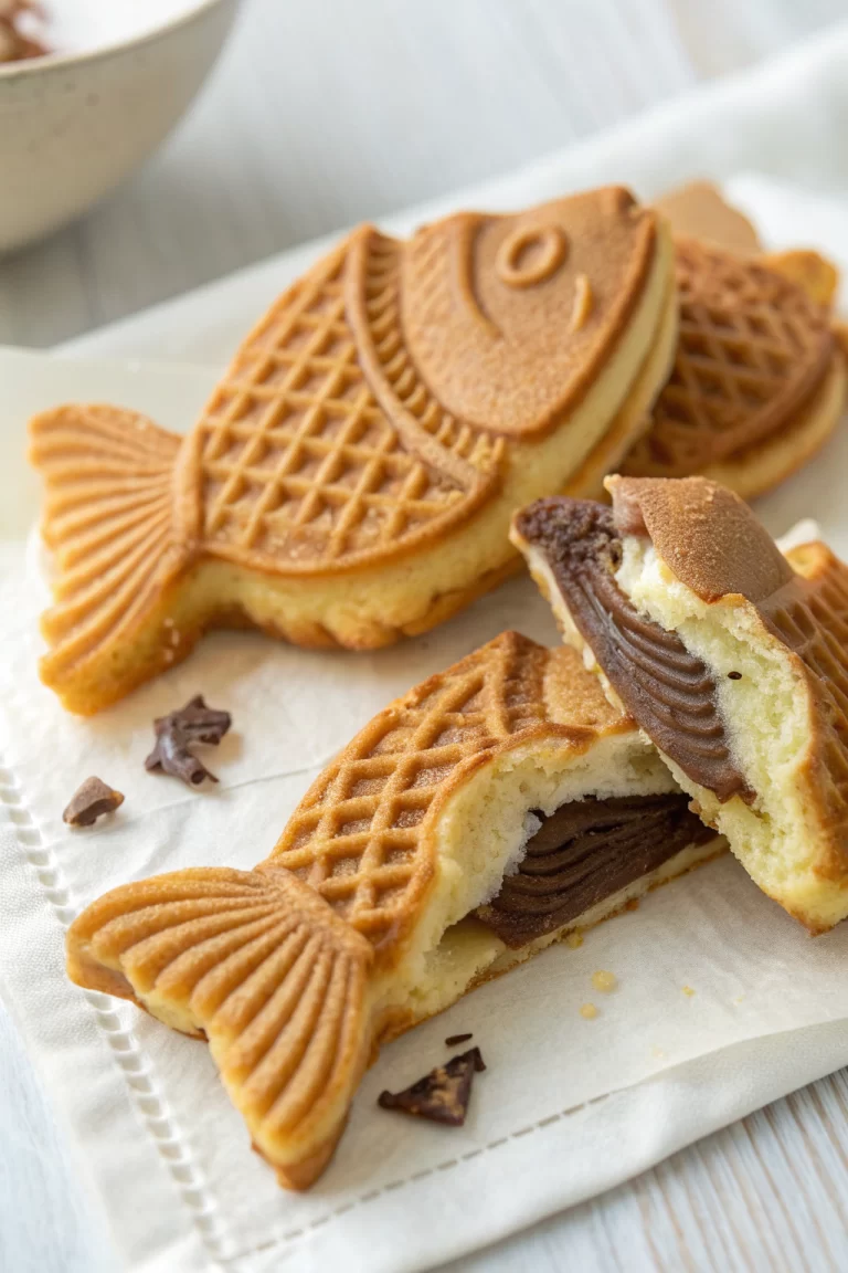 Taiyaki Japanese Fish Dessert Recipe