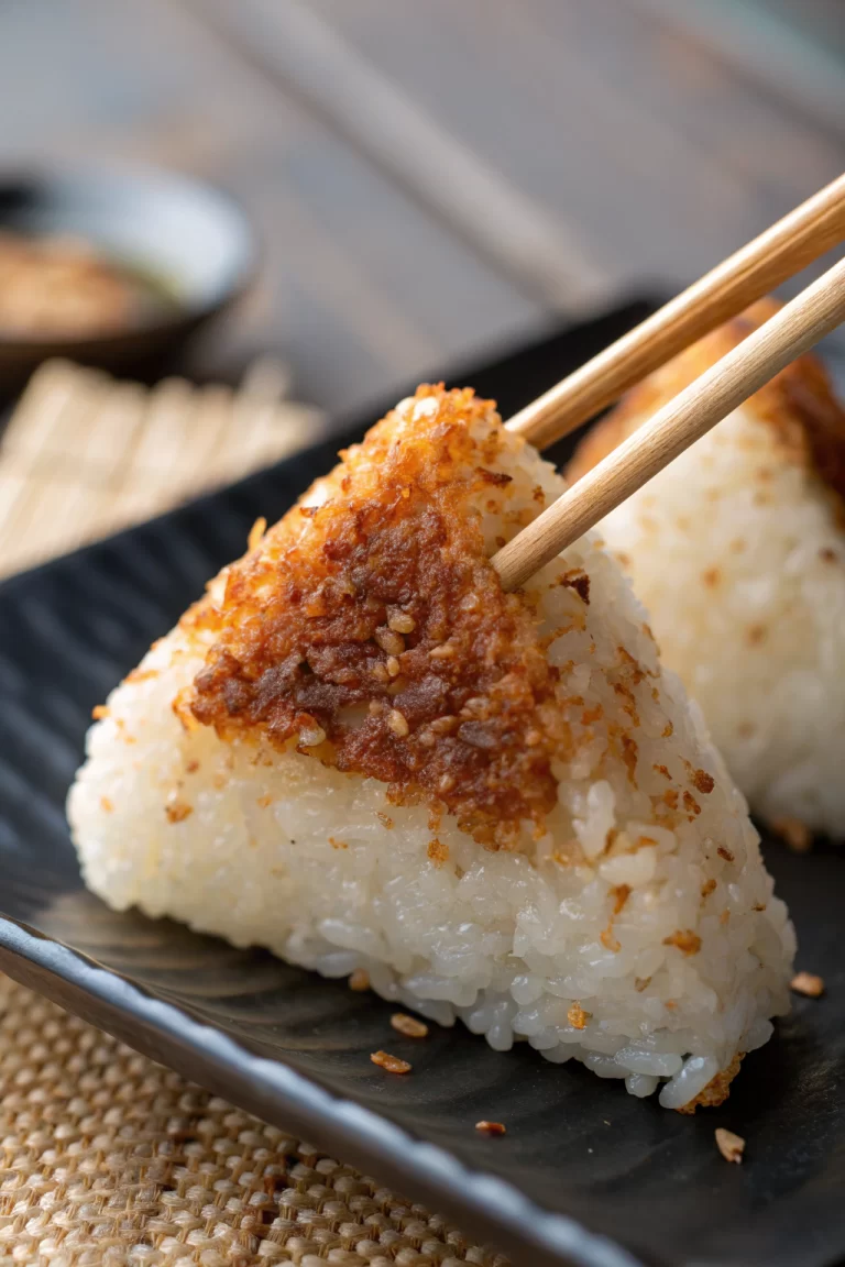 Yaki Onigiri Japanese Grilled Rice Balls Recipe