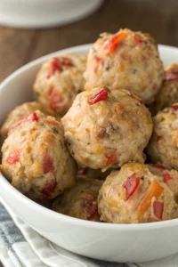 3-Ingredient Rotel Sausage Balls Recipe