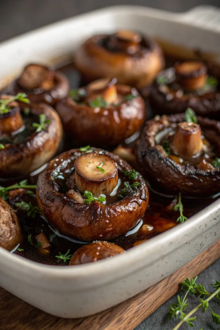 Balsamic Roasted Mushrooms Recipe