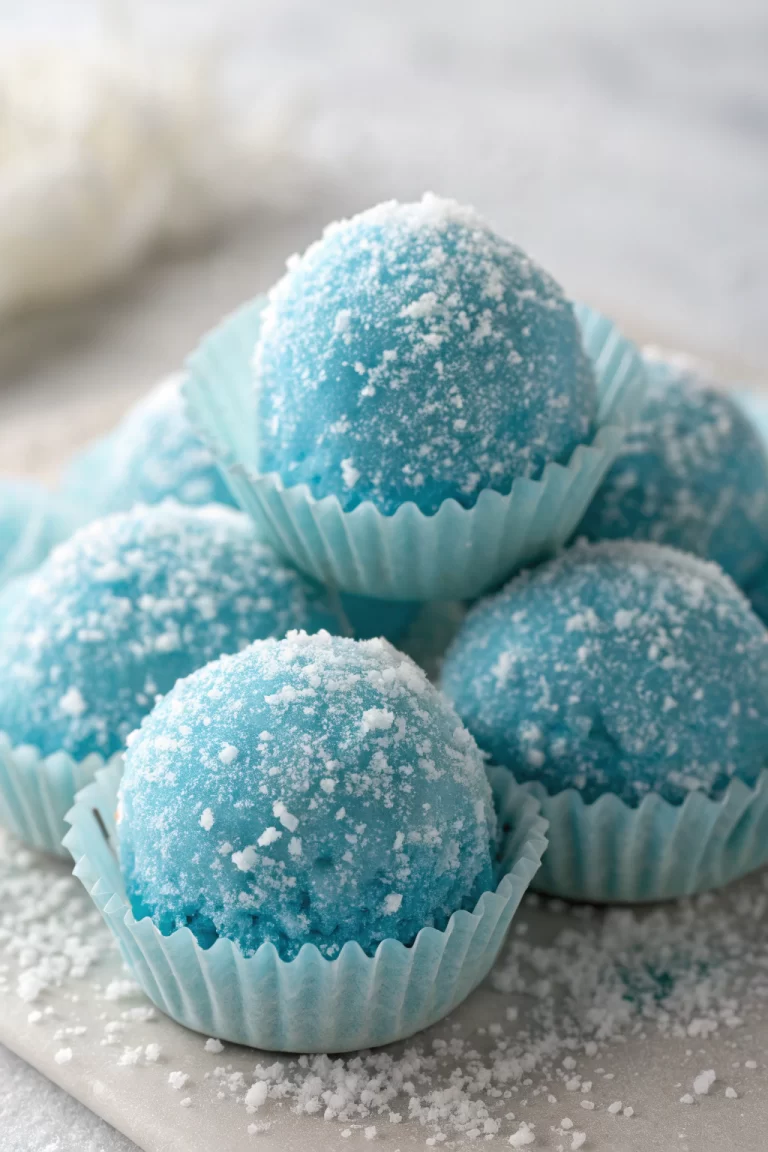 Blue Christmas Truffles Recipe