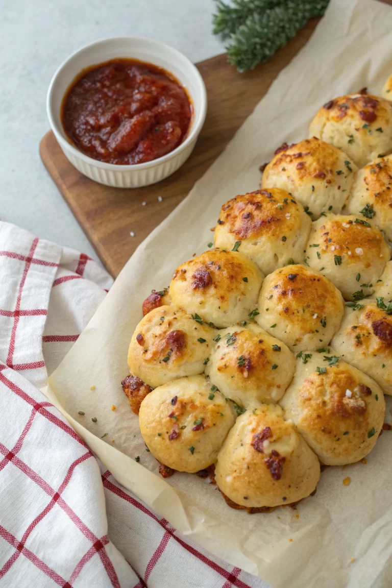 Cheesy Pull Apart Christmas Bread Recipe