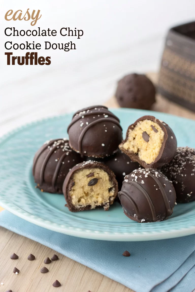 Chocolate Chip Cookie Dough Truffles Recipe