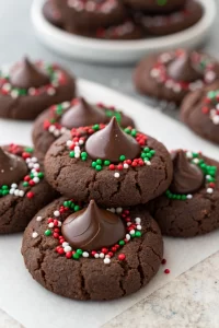 Chocolate Thumbprint Cookies Recipe
