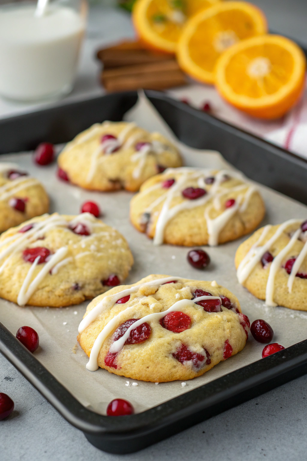 Christmas Cranberry Orange Cookies Recipe