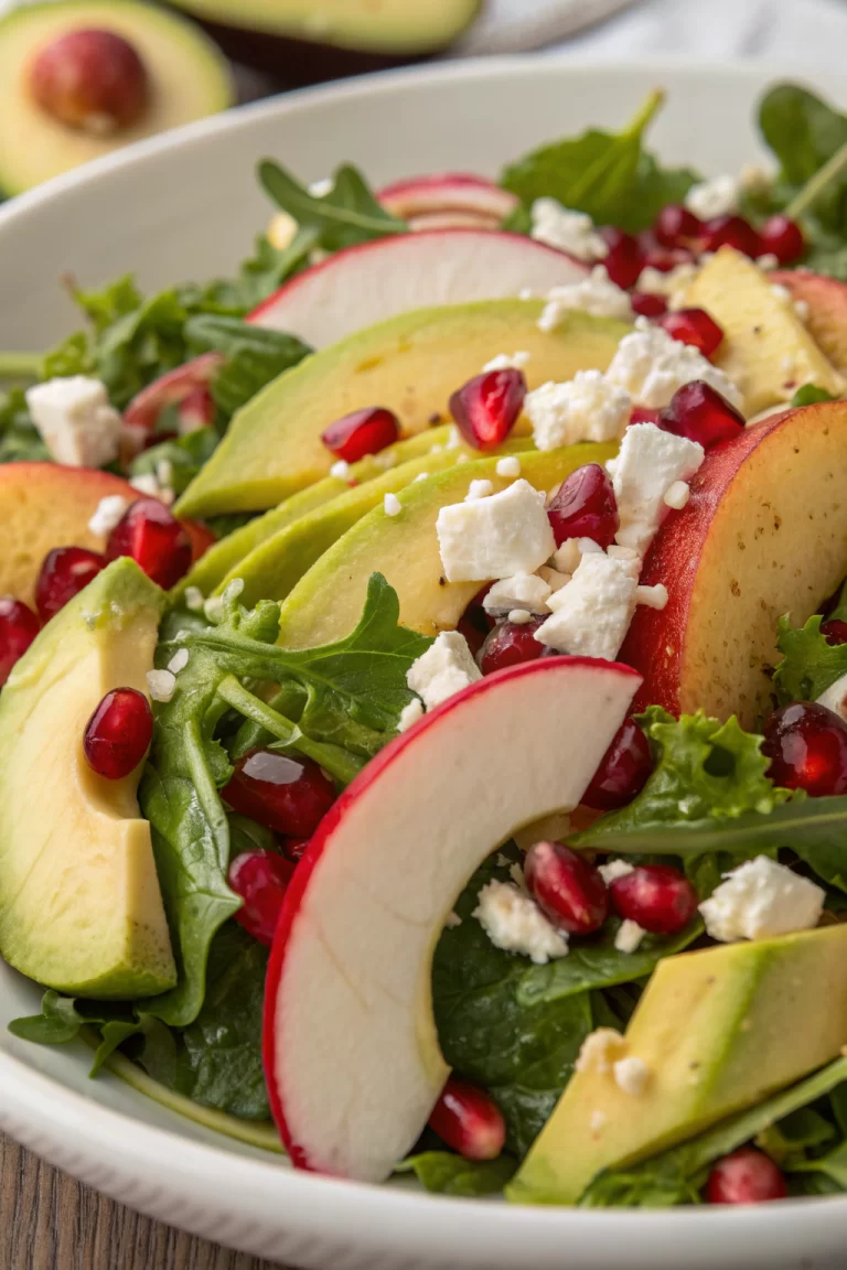 Christmas Salad with Honey Mustard Dressing