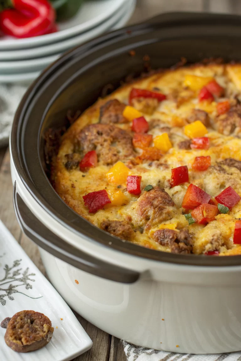 Crockpot Christmas Breakfast Casserole Recipe