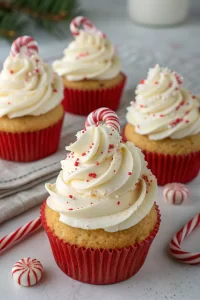 Delicious Candy Cane Cupcakes Recipe