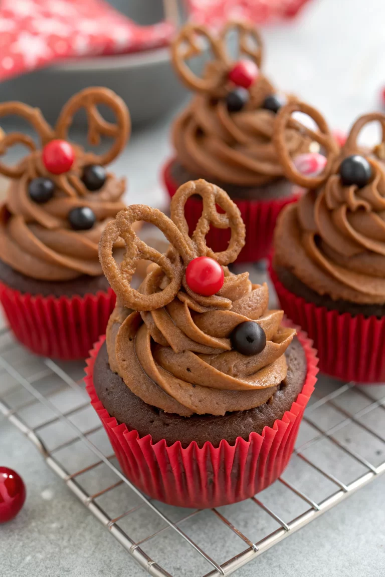 Easy Reindeer Cupcakes Recipe