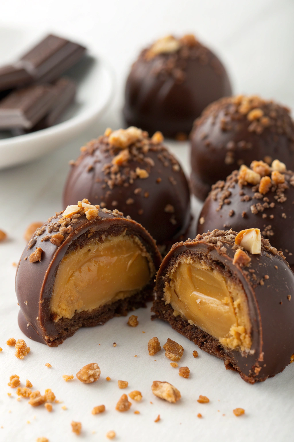 Easy Salted Caramel Fudge Truffles Recipe