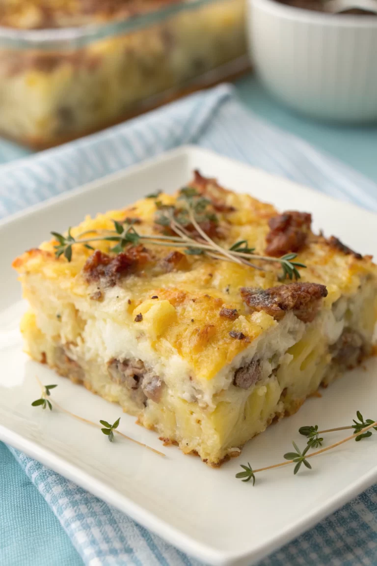Egg HashBrown Breakfast Casserole Recipe