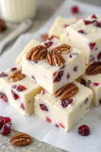 Festive White Chocolate Cranberry Pecan Clusters Recipe
