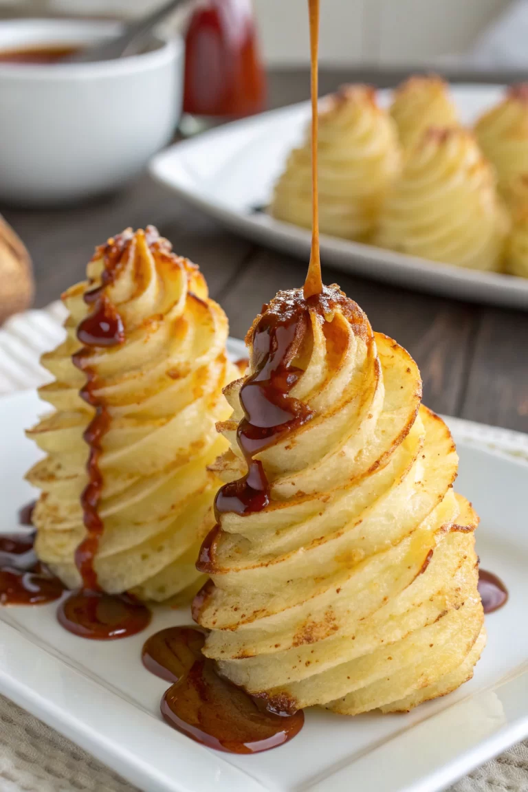 Garlic Parmesan Duchess Potatoes Recipe