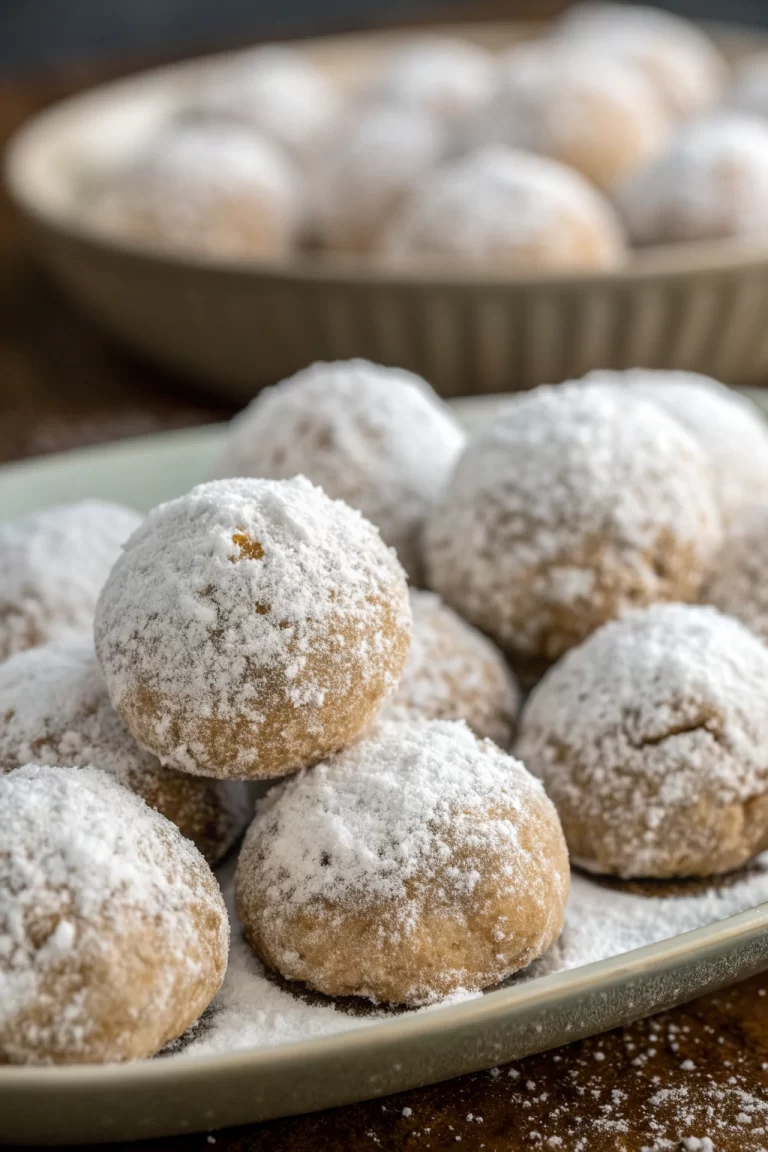 Gingerbread Snowball Cookies Recipe