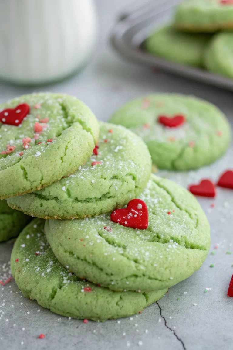 Grinch Sugar Cookies Recipe