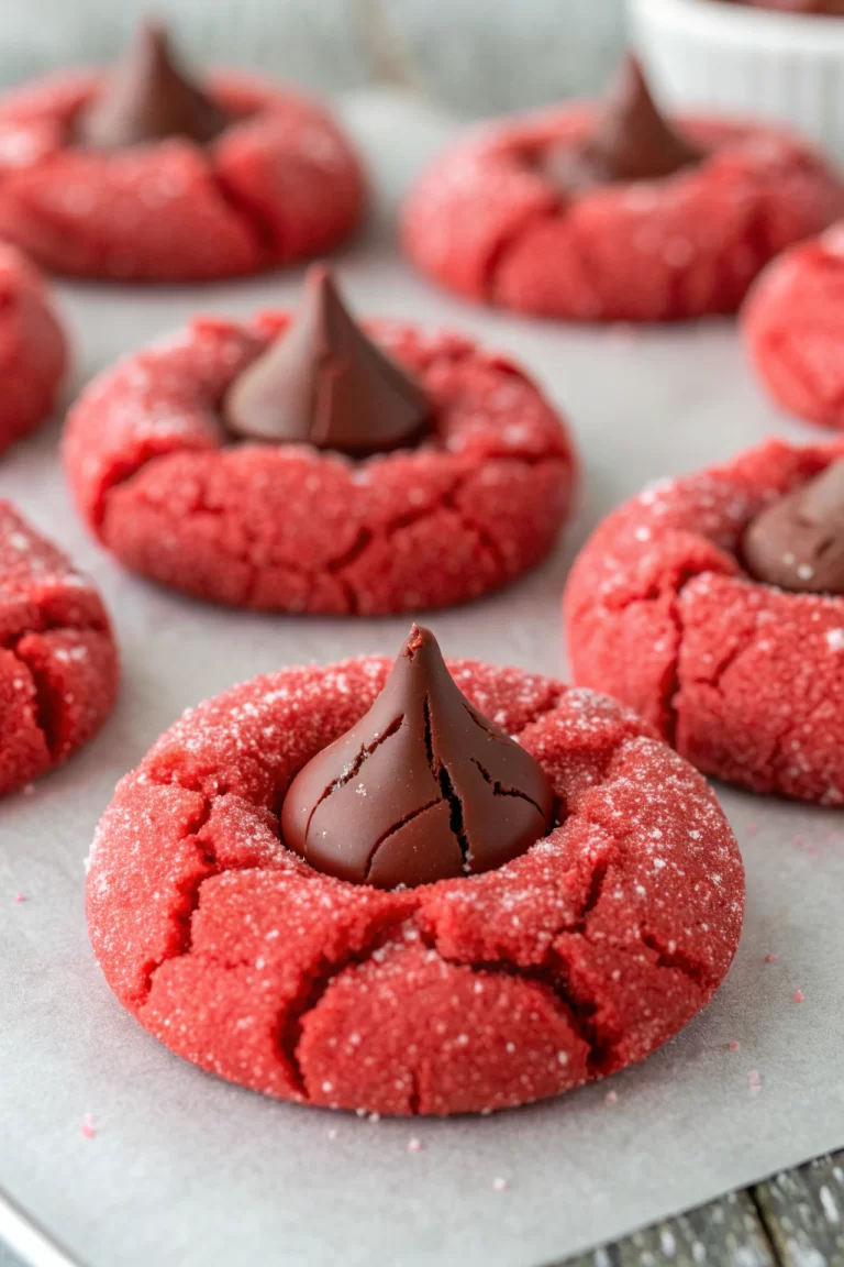 Hershey's Red Velvet Blossoms Cookies Recipe