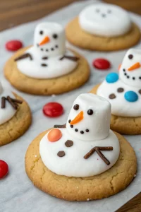 Melted Snowman Biscuits Recipe