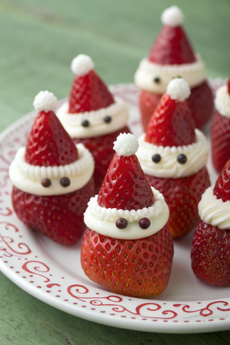 Mini Strawberry Santas Recipe