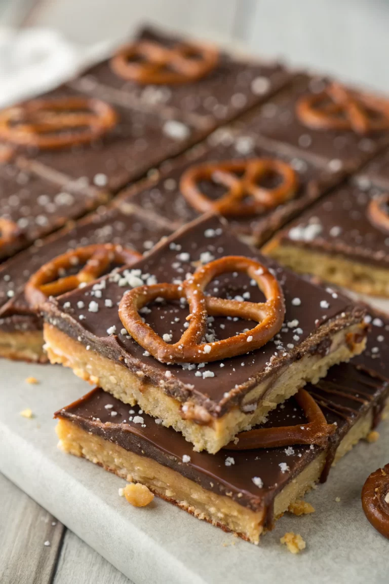 Salted Caramel Pretzel Bark Recipe