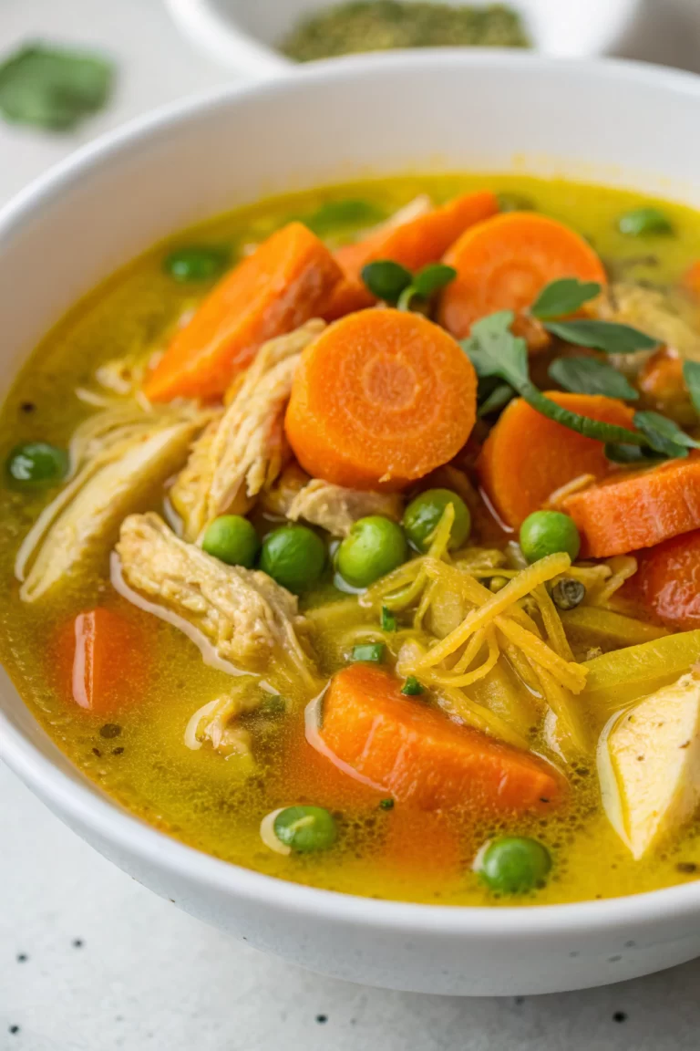 Anti Inflammatory Turmeric Chicken Soup Recipe