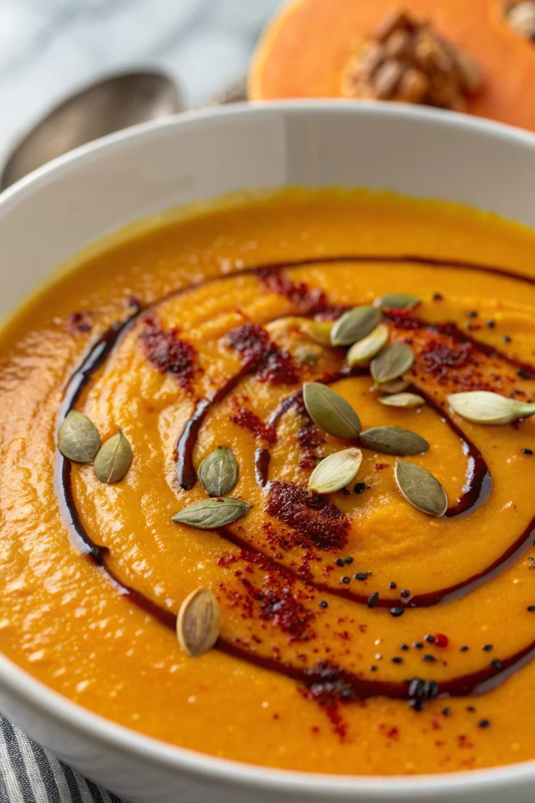 Autumn-Spiced Roasted Pumpkin Soup Recipe