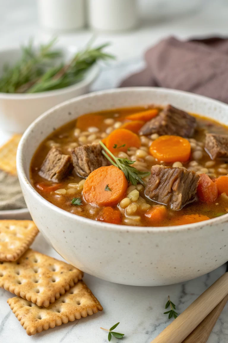 Beef Barley Soup Recipe
