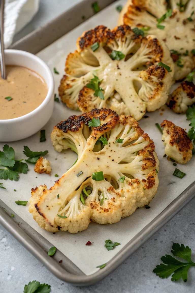 Buffalo Cauliflower Steak Recipe