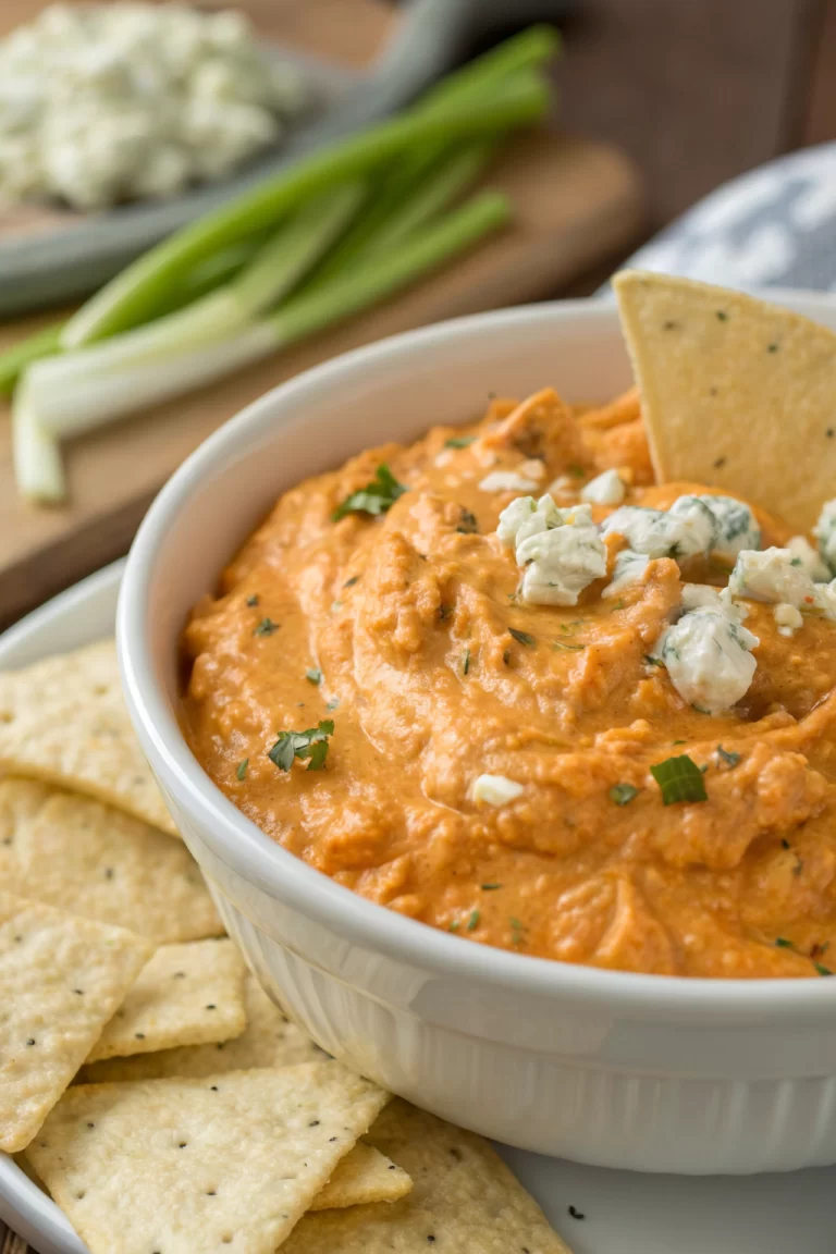 Cheesy Crock Pot Buffalo Chicken Dip Recipe